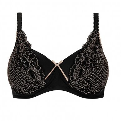 Alina Non-Wired Padded Bra - Black/sand 3