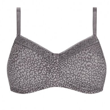 Bliss Padded Wire-Free Bra - Dark grey/light grey 3