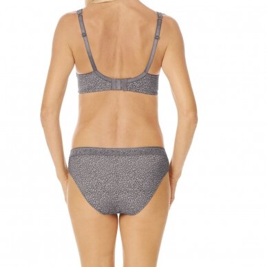 Bliss Padded Wire-Free Bra - Dark grey/light grey 2