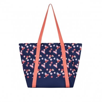 Elba Beach Bag - navy/multi