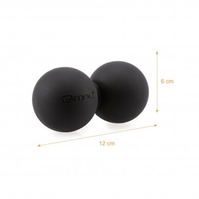 Lacrosse Duo Ball, black 1