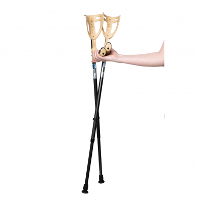 ADJUSTABLE FDI „ERGOTECH“ ELBOW CRUTCH WITH FOLDING HANDLE