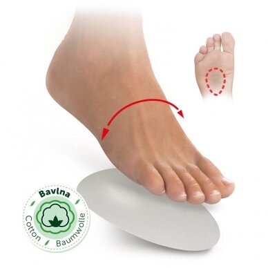 TIP-TOES WITH METATARSAL PADS − COTTON