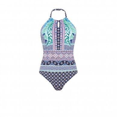 Boho Vibes One-Piece High Neck Swimsuit 7