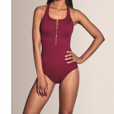 Amoena Dubai One Piece Swimsuit  - Burgundy