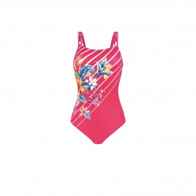 Honolulu High Neck One Piece Swimsuit - Pink 4