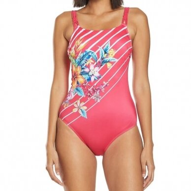 Honolulu High Neck One Piece Swimsuit - Pink