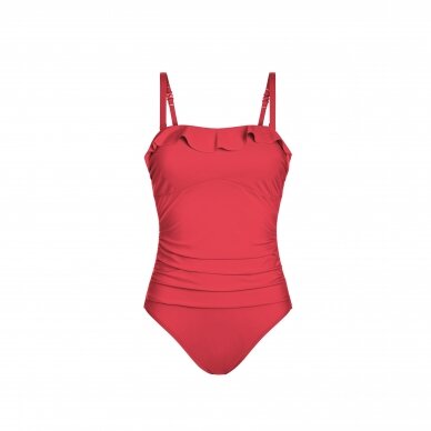 Malta Pocketed One Piece Swimsuit - RED